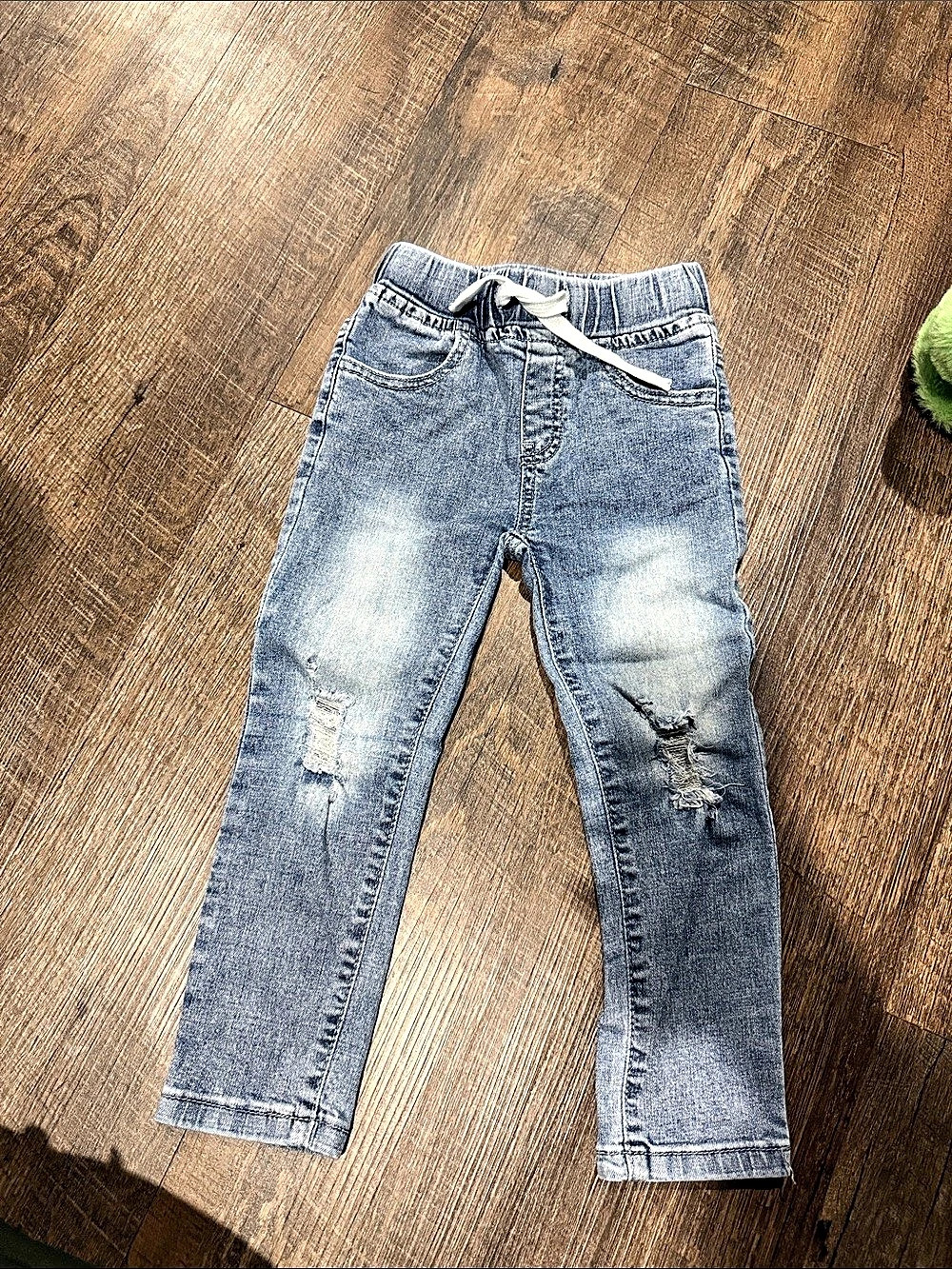 Little Bipsy Light Wash Distressed Denim Jeans Blue Boys 3T-4T